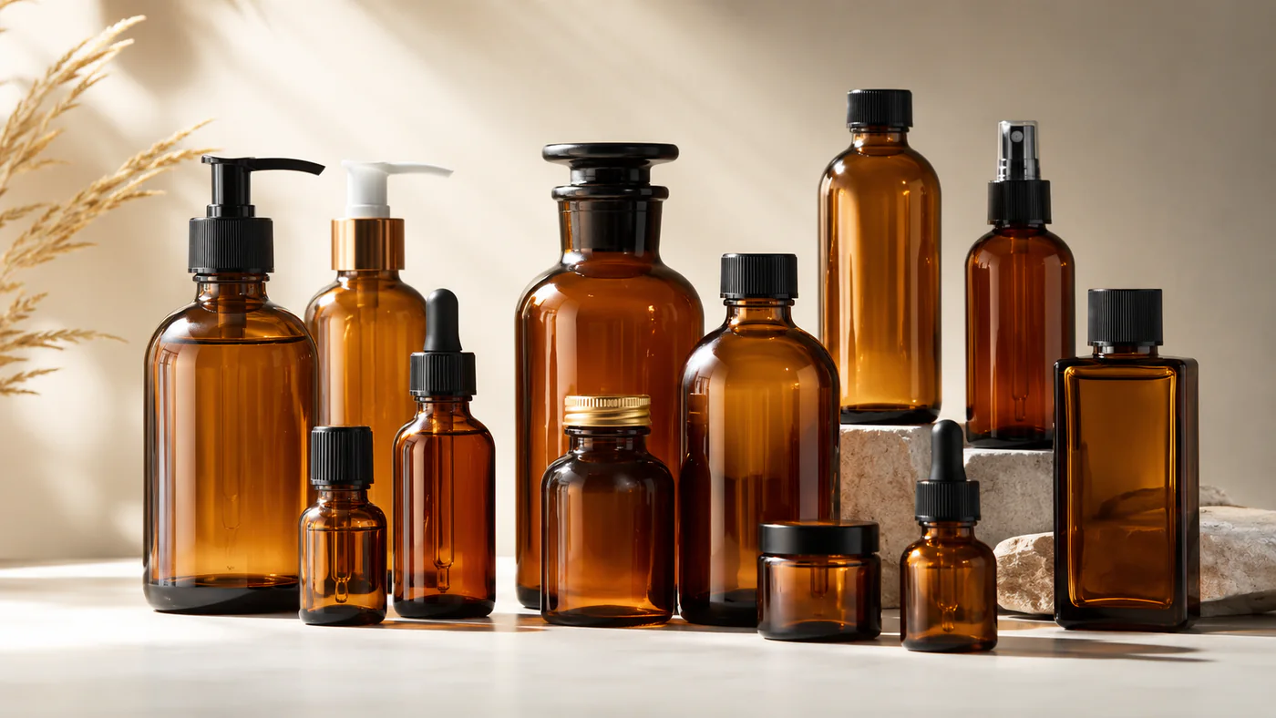 Wholesale Amber Glass Bottle Supplier, Manufacturer & Exporter