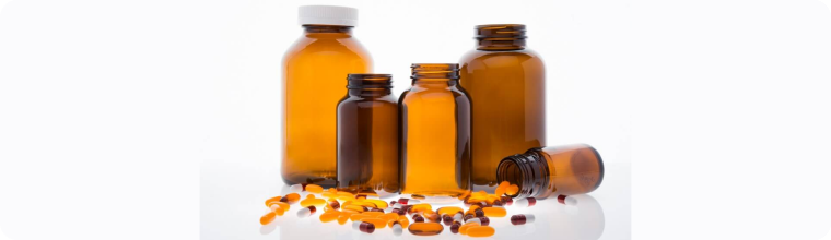 Amber Glass Bottles for Light-Sensitive Packaging